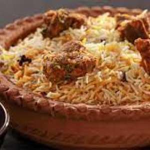 Kachche Mirch ki Gosht Biryani