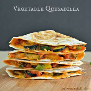 Vegetable Quesedilla